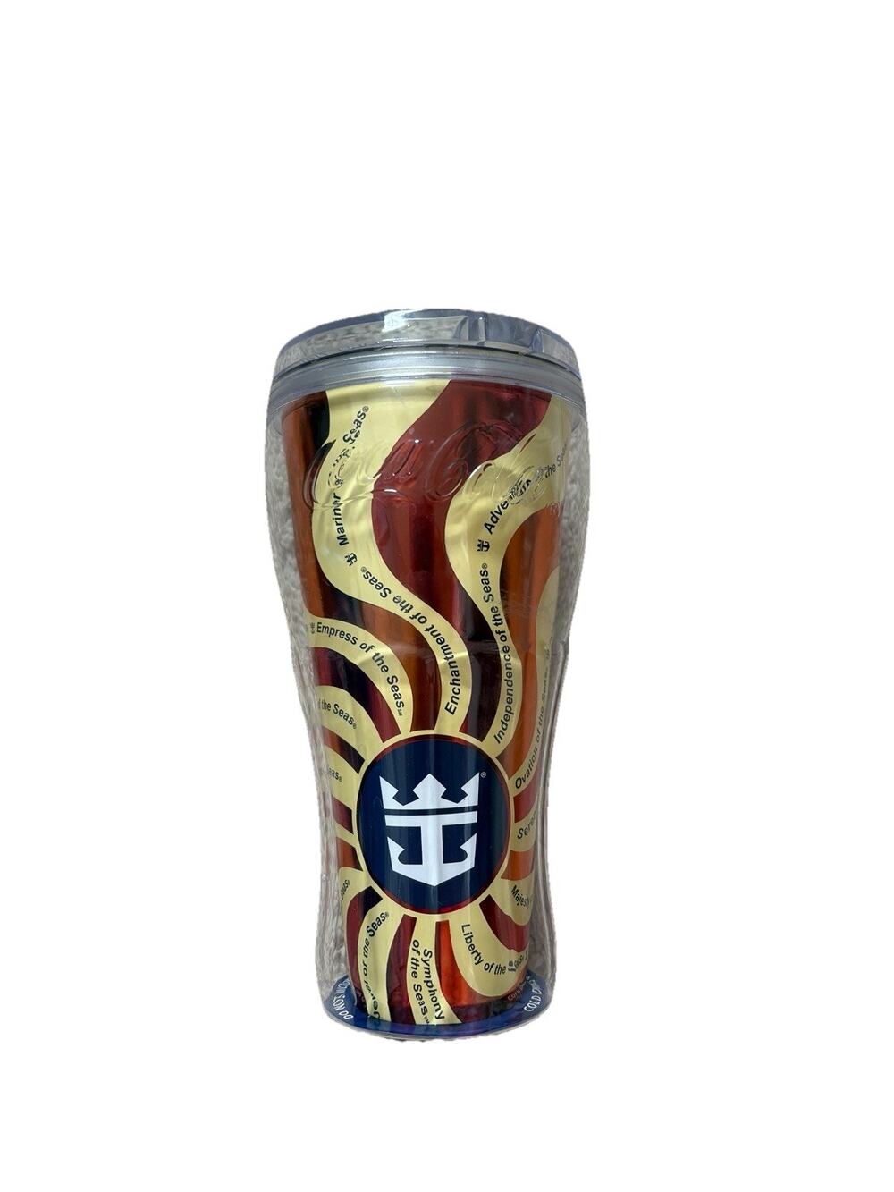 Royal Caribbean Cruise Line Coca Cola Cup / Tumbler “Save The Waves”